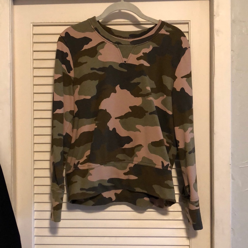 Madewell camo sweatshirt